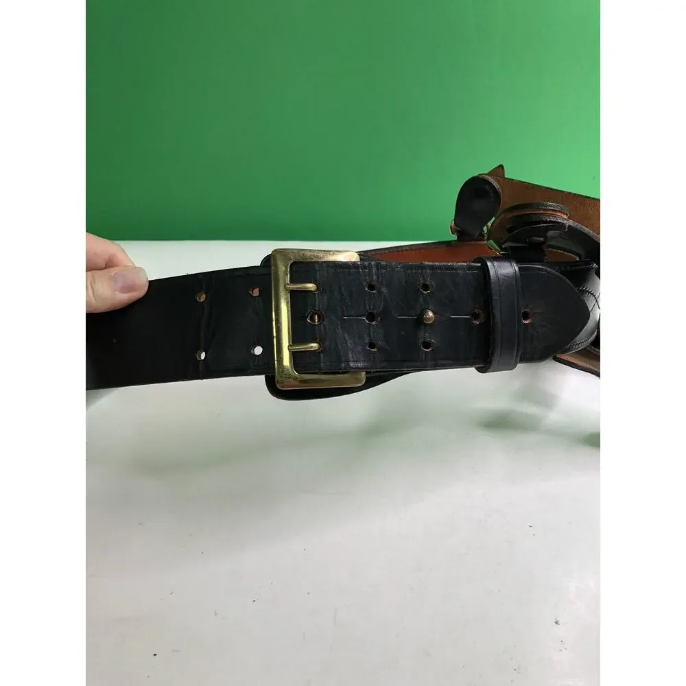 Vintage SPARTAN BRAND Armed Forces Equipment H. S. Meyer W. Germany BELT Leather